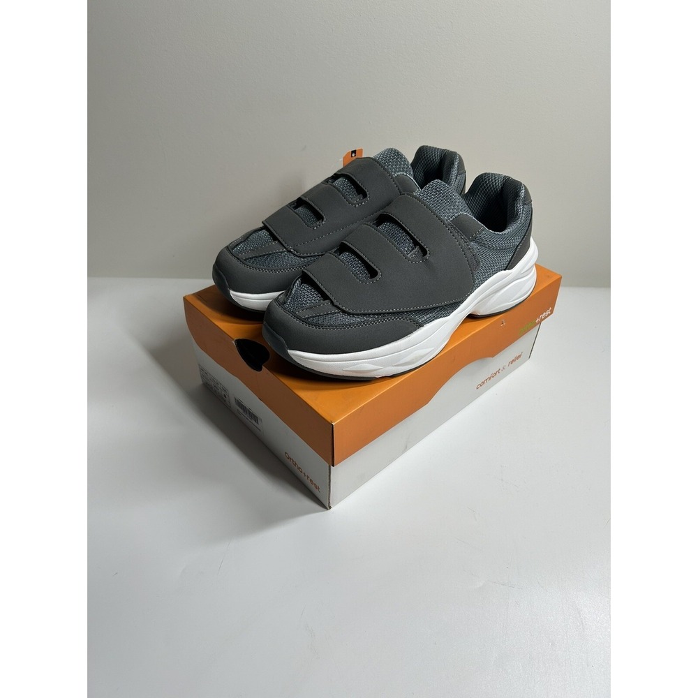 Ortho+rest Sneakers Men 8 Adjustable Closure Orthopedic Walking Comfort Shoes